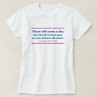 Republiceert uw bisschop of zal Cheney Quote blijv T-shirt