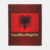 Republiek Albanië Fleece Deken (Voorkant)