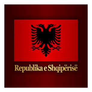 Republiek Albanië Perfect Poster