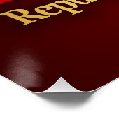 Republiek Albanië Perfect Poster (Hoek)