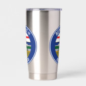 Republiek Alberta WEXIT Geïsoleerde Drinkbeker (Links)