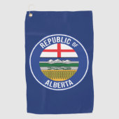 Republiek Alberta WEXIT Golfhanddoek (Voorkant)