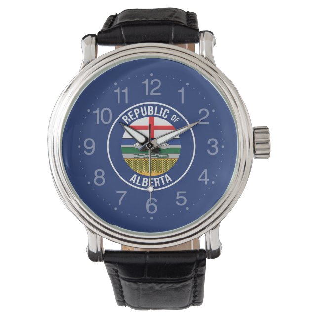 Republiek Alberta WEXIT Horloge (Voorkant)