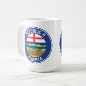 Republiek Alberta WEXIT Koffiemok (Voorkant links)
