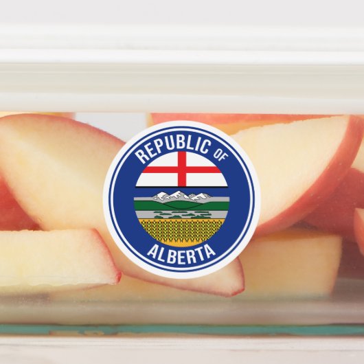 Republiek Alberta WEXIT Labels (Aangebracht)
