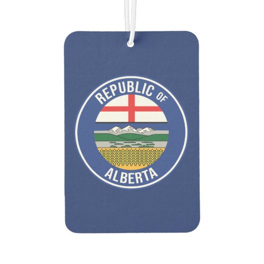 Republiek Alberta WEXIT Luchtverfrisser (Achterkant)