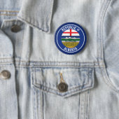 Republiek Alberta WEXIT Ronde Button 5,7 Cm (In situ)