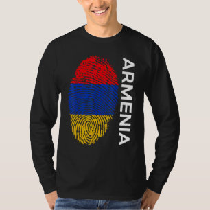 Republiek Armenië Landenvlag Grafisch Armeens T-shirt