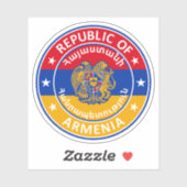 Republiek Armenië Sticker (Vel)