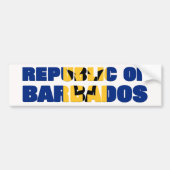 Republiek Barbados Bumpersticker (Voorkant)