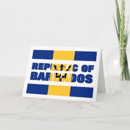 REPUBLIEK BARBADOS FEESTDAGEN KAART