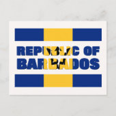 REPUBLIEK BARBADOS FEESTDAGENKAART (Voorkant)