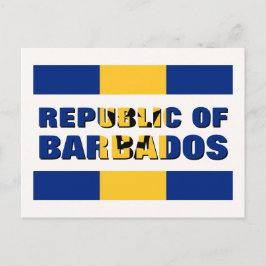 REPUBLIEK BARBADOS FEESTDAGENKAART