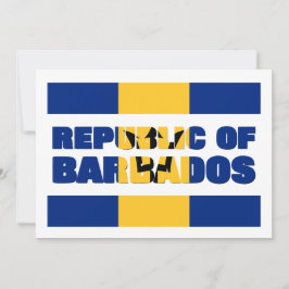 REPUBLIEK BARBADOS FEESTDAGENKAART