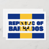 REPUBLIEK BARBADOS FEESTDAGENKAART (Voorkant / Achterkant)