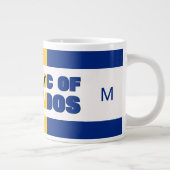 REPUBLIEK BARBADOS Monogram Grote Koffiekop (Rechts)