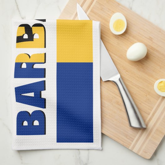 Republiek Barbados Theedoek (Quarter Fold)