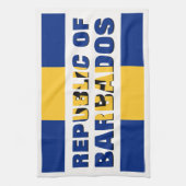 Republiek Barbados Theedoek (Verticaal)