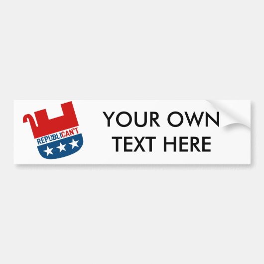 REPUBLIEK BUMPERSTICKER (Voorkant)