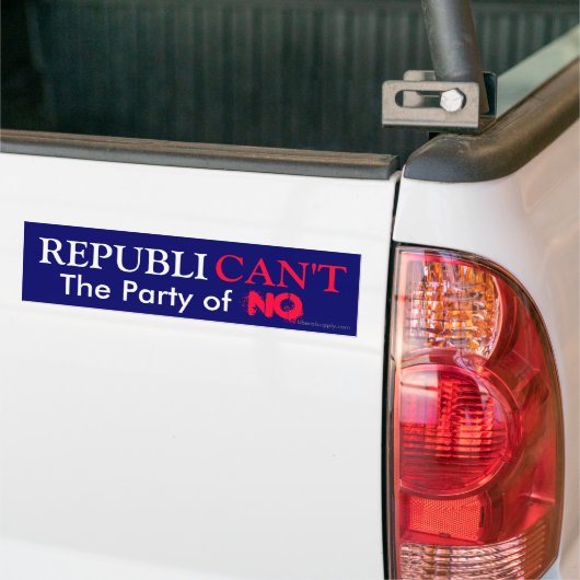 REPUBLIEK BUMPERSTICKER (Op Truck)