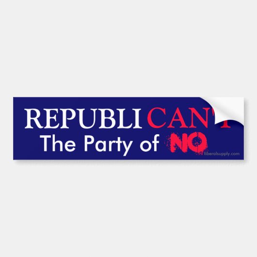 REPUBLIEK BUMPERSTICKER (Voorkant)