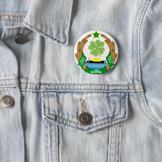 Republiek Celtic Glasgow Ronde Button 5,7 Cm (In situ)