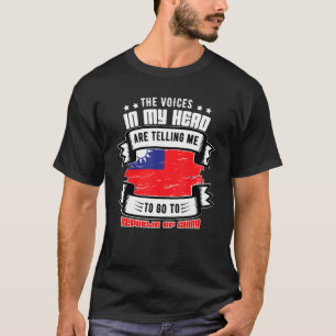 Republiek China in mijn hoofd T-shirt