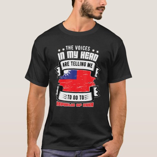 Republiek China in mijn hoofd T-shirt (Voorkant)