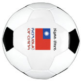 Republiek China Taiwan Vlag gepersonaliseerd Voetbal (Gedraaid)
