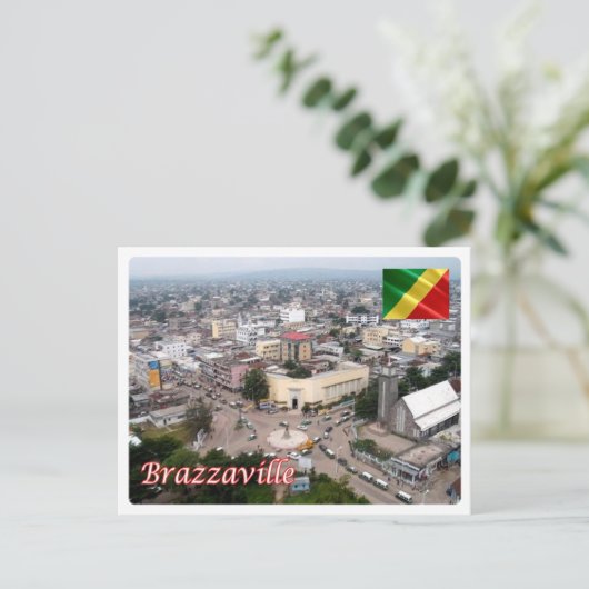 Republiek Congo - Brazzaville - Briefkaart (Staand voorkant)