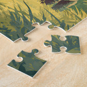 Republiek Congo Illustratie Reis Kunst Legpuzzel (Zijkant)