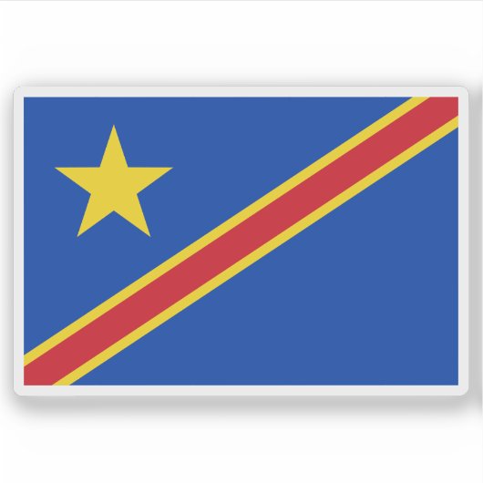 Republiek Congo (Léopoldville),(1963–1966) Sticker (Voorkant)