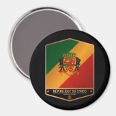 Republiek Congo Magneet (Voorkant / Achterkant)