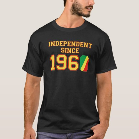 republiek Congo - onafhankelijk sinds 1960 T-shirt (Voorkant)