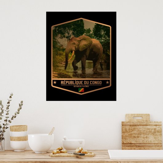 Republiek Congo Poster (Keuken)