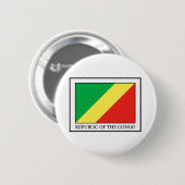 Republiek Congo Ronde Button 5,7 Cm (Voorkant /achterkant)
