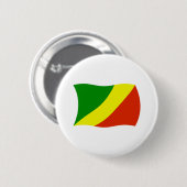 Republiek Congo Vlag Knop Ronde Button 5,7 Cm (Voorkant /achterkant)
