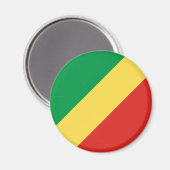 Republiek Congo Vlag Magnet (Voorkant / Achterkant)
