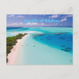 Republiek der Maldiven Briefkaart