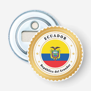 Republiek Ecuador Button Flesopener