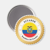 Republiek Ecuador Magneet (Voorkant / Achterkant)