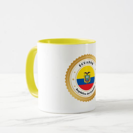 Republiek Ecuador Mok (Voorkant links)