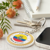 Republiek Ecuador Sleutelhanger (Voorkant Rechts)