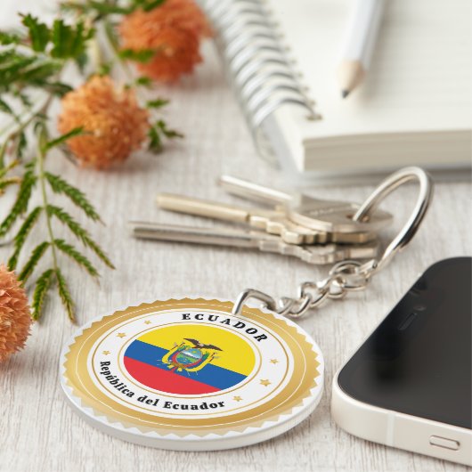 Republiek Ecuador Sleutelhanger (Voorkant Rechts)