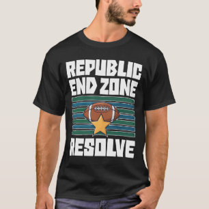 REPUBLIEK EINDZONE OPGELOST - NEW ENGLAND FOOTBALL T-SHIRT