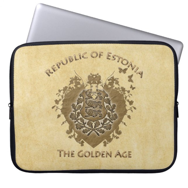 Republiek Estland Laptop Sleeve! Sleeve (Voorkant)