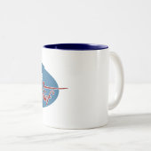 Republiek F-105 Mok erfgoedkoffie (Voorkant rechts)