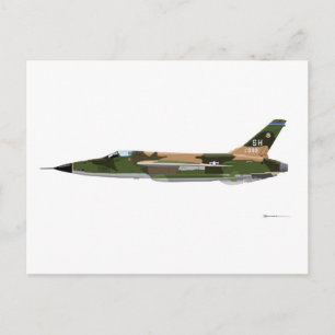 Republiek F-105 Thunderchief Briefkaart