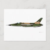 Republiek F-105 Thunderchief Briefkaart (Voorkant)