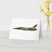 Republiek F-105 Thunderchief Kaart (Gele Bloem)